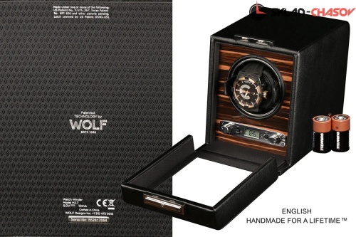Шкатулка для автоподзавода 1-х часов Wolf 457056 фото фото 2