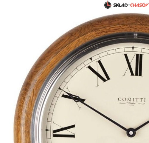 Часы настенные COMITTI The Plymouth Oak Quartz C3842Q-CR фото фото 3