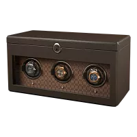 Шкатулка для автоподзавода 3-х часов и хранения Wolf 190506 фото