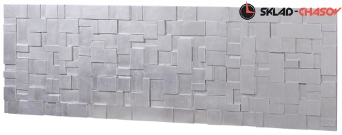 Панно рельефное серебристое "Энигма" фото фото 2