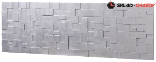 Панно рельефное серебристое "Энигма" фото фото 2