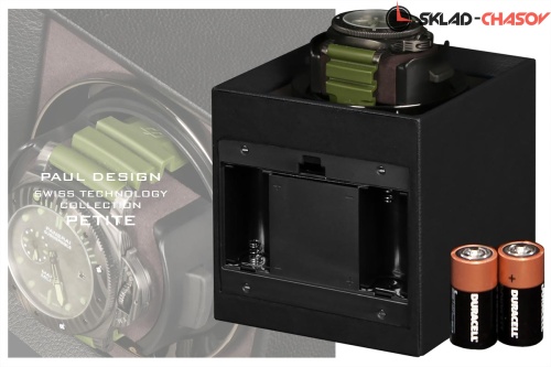 Шкатулка для подзавода 1-х часов Petite1-LBK-K фото фото 2