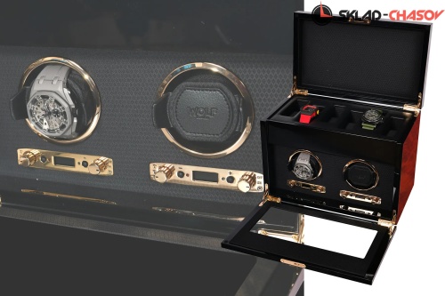 Шкатулка для автоподзавода 2-х часов Wolf Viceroy 454610 фото фото 5