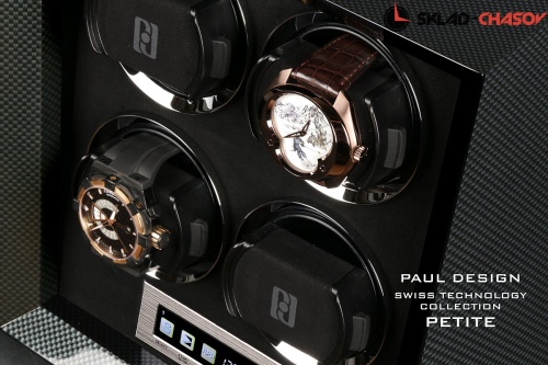 Шкатулка для автоподзавода 4-x часов PETITE 4CF фото фото 3