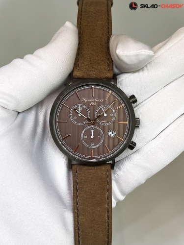 Часы "Русское Время" 75145294кк на браслете S036205 кварцевые фото фото 3