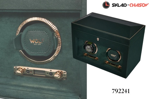 Шкатулка для автоподзавода 2-х часов Wolf 792241 фото фото 8