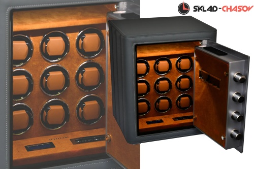 Сейф для хранения и автоподзавода 9-ти часов Victory Exclusive 09GR фото фото 6