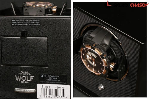 Шкатулка для автоподзавода 1-х часов Wolf 460470 фото фото 5