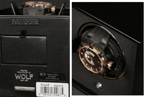 Шкатулка для автоподзавода 1-х часов Wolf 460470 фото фото 5