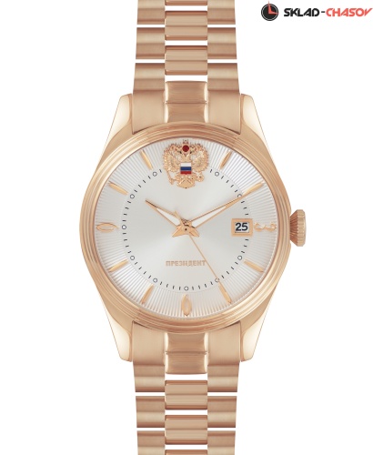 Часы "Президент" 86069860кк на браслете кварцевые фото