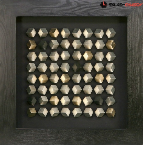 Настенное панно "64 куба" фото фото 2