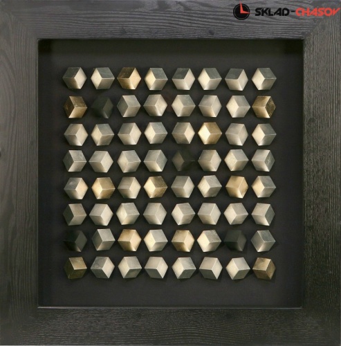 Настенное панно "64 куба" фото фото 2