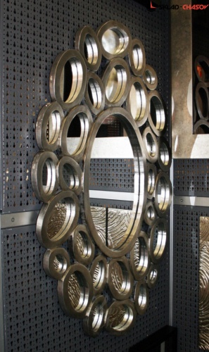 Панно настенное "Кольца с зеркалами - овал" фото фото 3