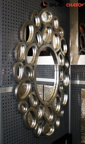 Панно настенное "Кольца с зеркалами - овал" фото фото 3