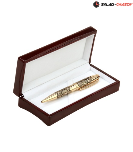 РУЧКА В ДЕРЕВЯННОМ ФУТЛЯРЕ фото