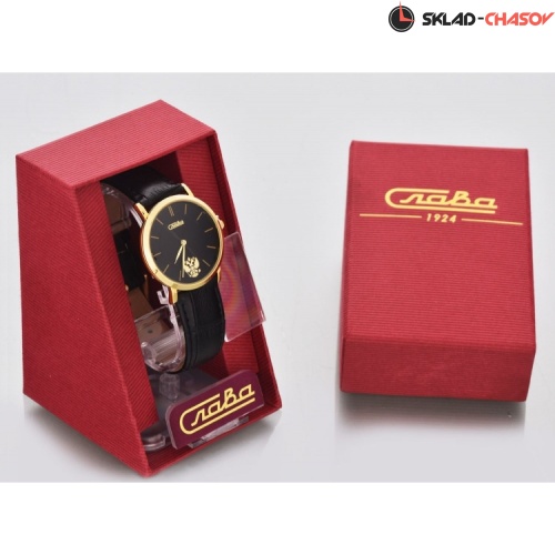 Кварцевые Слава "Премьер" логотип Герб РФ 1129378/300-2035 фото фото 9