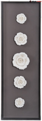 Панно из керамики "Цветы счастья 3" фото