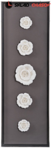 Панно из керамики "Цветы счастья 3" фото