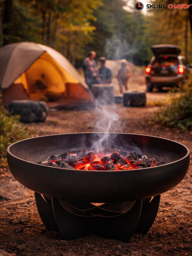 Костровая чаша Классик лепесток низкий 60 фото фото 10