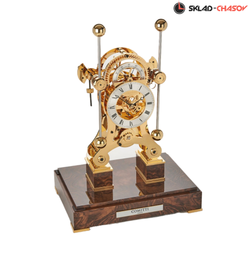 Часы настольные COMITTI GOLD PLATED NAVIGATOR S5276G фото фото 2