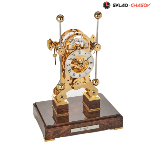 Часы настольные COMITTI GOLD PLATED NAVIGATOR S5276G фото фото 2