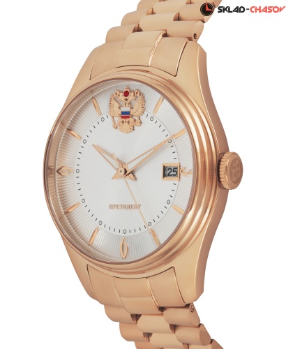 Часы "Президент" 86069860кк на браслете кварцевые фото фото 2