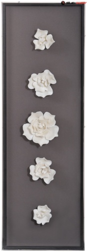 Панно из керамики "Цветы счастья 4" фото