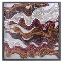 Панно абстрактное настенное "Волны вдохновения" фото