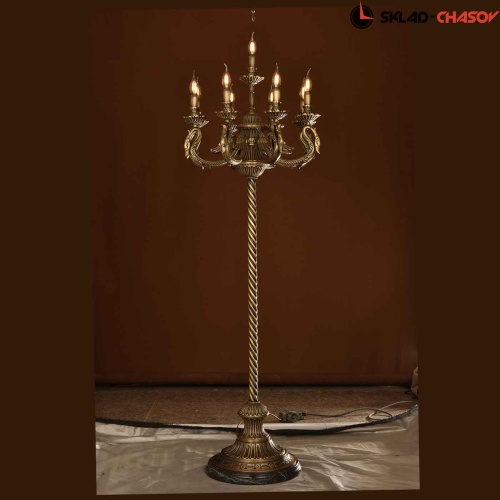 Бронзовый торшер Pars Luster FL6092/8 фото