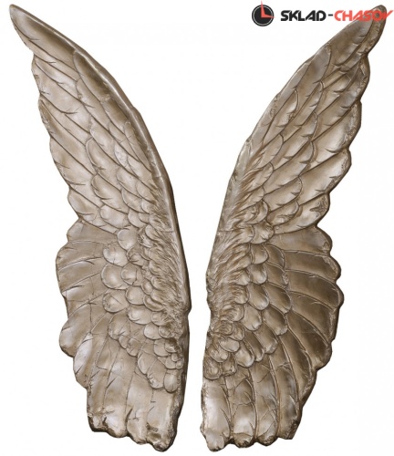 Настенное панно "Крылья шампань" фото