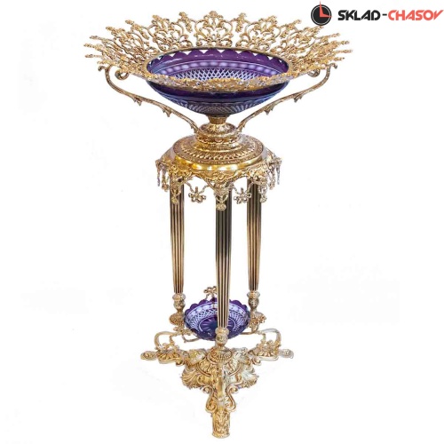 Бронзовая фруктовница напольная RB F154/1 фото