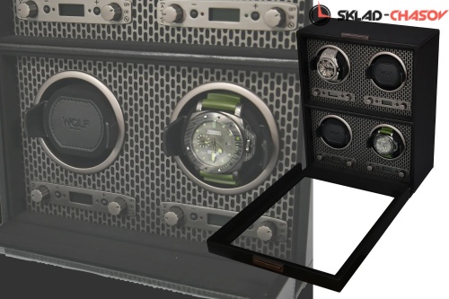 Шкатулка для автоподзавода 4-х часов Wolf 469503 фото фото 4