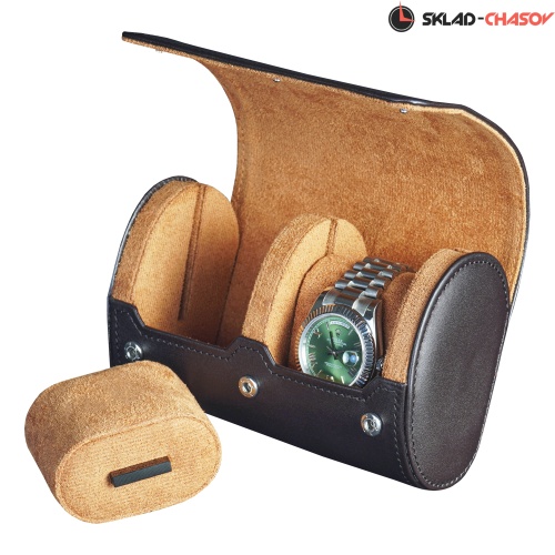 Футляр для перевозки 2-х часов Voyage 02HBR фото фото 3