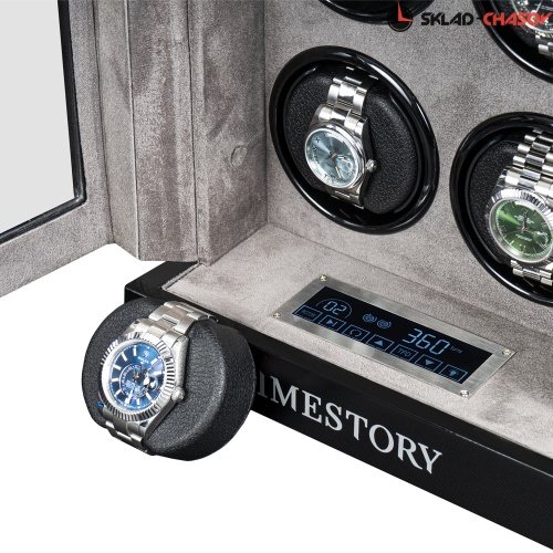 Шкатулка для автоподзавода 4-х часов с отпечатком AVAIL 04I фото фото 4