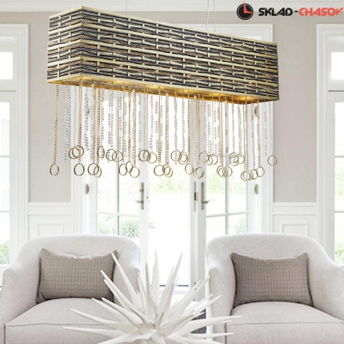 Люстра Lucia Tucci PERSO 4930.6 gold&black фото