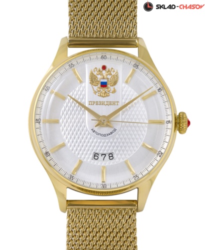 Часы "Президент" 6466046кк с браслетом механические фото