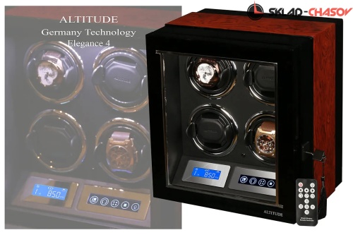 Шкатулка для автоподзавода 4-х часов Е1707HL-B фото фото 4