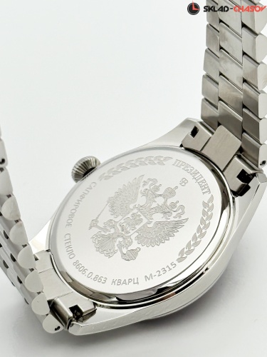 Часы "Президент" 86060863кк на браслете кварцевые фото фото 6