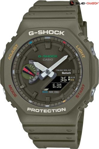 Японские наручные часы Casio G-SHOCK GA-B2100FC-3A с хронографом фото
