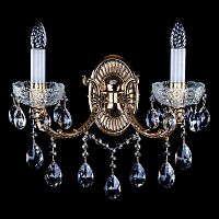 Бра Art Glass CR 0006-02-20 brass antique WL CE фото