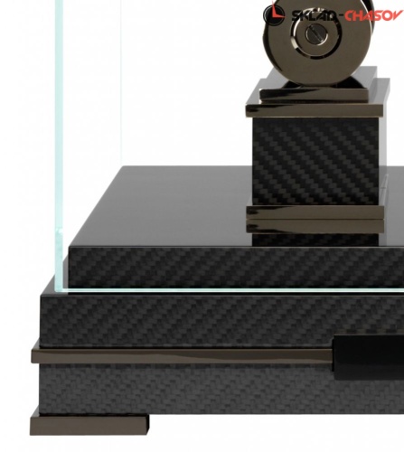 Часы настольные COMITTI NAVIGATOR BLACK CHROME PLATED S5666B фото фото 8