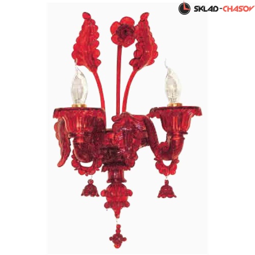 Бра Arte di Murano 7413/A2 Rosso фото