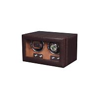 Шкатулка для автоподзавода 2-х часов BADGE 02DBR фото