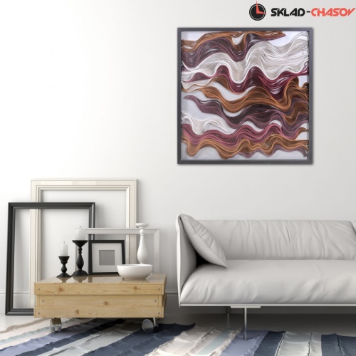 Панно абстрактное настенное "Волны вдохновения" фото фото 3
