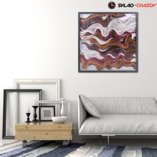 Панно абстрактное настенное "Волны вдохновения" фото фото 3