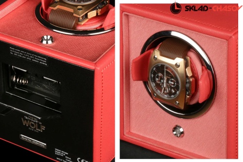 Шкатулка для автоподзавода 1-х часов Wolf 455242 фото фото 3