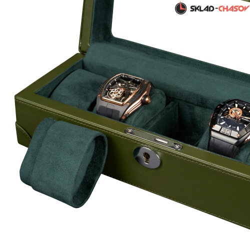 Шкатулка для хранения 5-ти часов 5GG-W фото фото 3