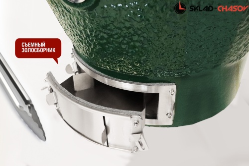 Керамический гриль-барбекю CFG CHEF, 61 см/24 дюйма (зеленый) фото фото 11