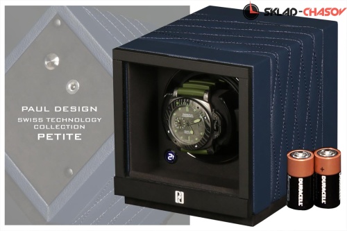 Шкатулка для подзавода 1-х часов Petite1D-LBU-K фото фото 2