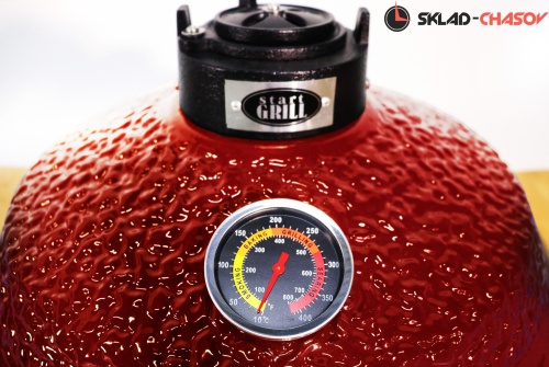 Гриль керамический SG PRO, 39,8 см / 16 дюймов (красный) фото фото 6